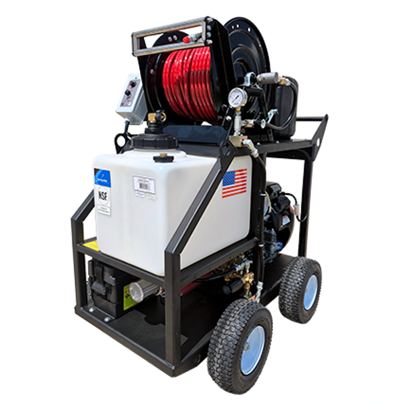 Sewer Jetters - BossJet Max 4 Wheel Cart Jetter 6